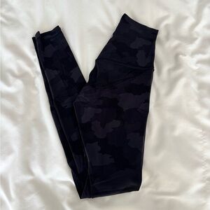 Lululemon Black Camouflage Leggings